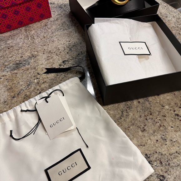 Gucci 2015 Re-Edition wide leather belt size 85 - Picture 5 of 7